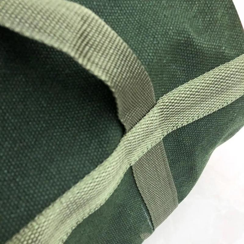Canvas Tool Bag Wear Resistant Heavy Duty Storage Organizer for Construction Site Plumbing Car Repair Tools