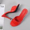 Sommer Mode Hohe Absätze Sandalen Damen Party Schuhe Büro Dame Offene Zehen Marke Damen Dünne Absätze 9cm Schwarz Rot Beige Übergröße 42