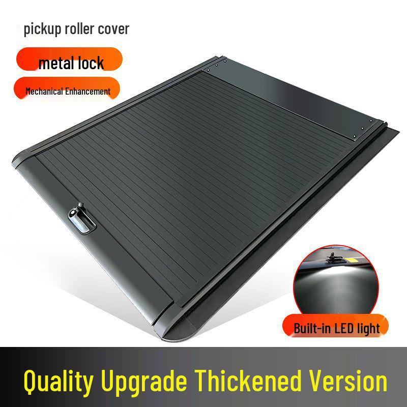Dodge Ram Tailgate Roller Cover - Electric/Manual Push-Pull Flat Bed Accessory for Pickup Truck Modification