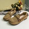 Retro Breathable Single Shoes Women's One-pedal Non-slip Soft-soled Comfortable Driving Shoes Spring and Autumn Work Casual Versatile Loafers