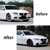Front Bumper Lip Body Kit Spoiler For BMW 5 Series F10 F11 520 523 525 535 530 M Sport 2011-2017 Car Splitter Bumper Canard Lip