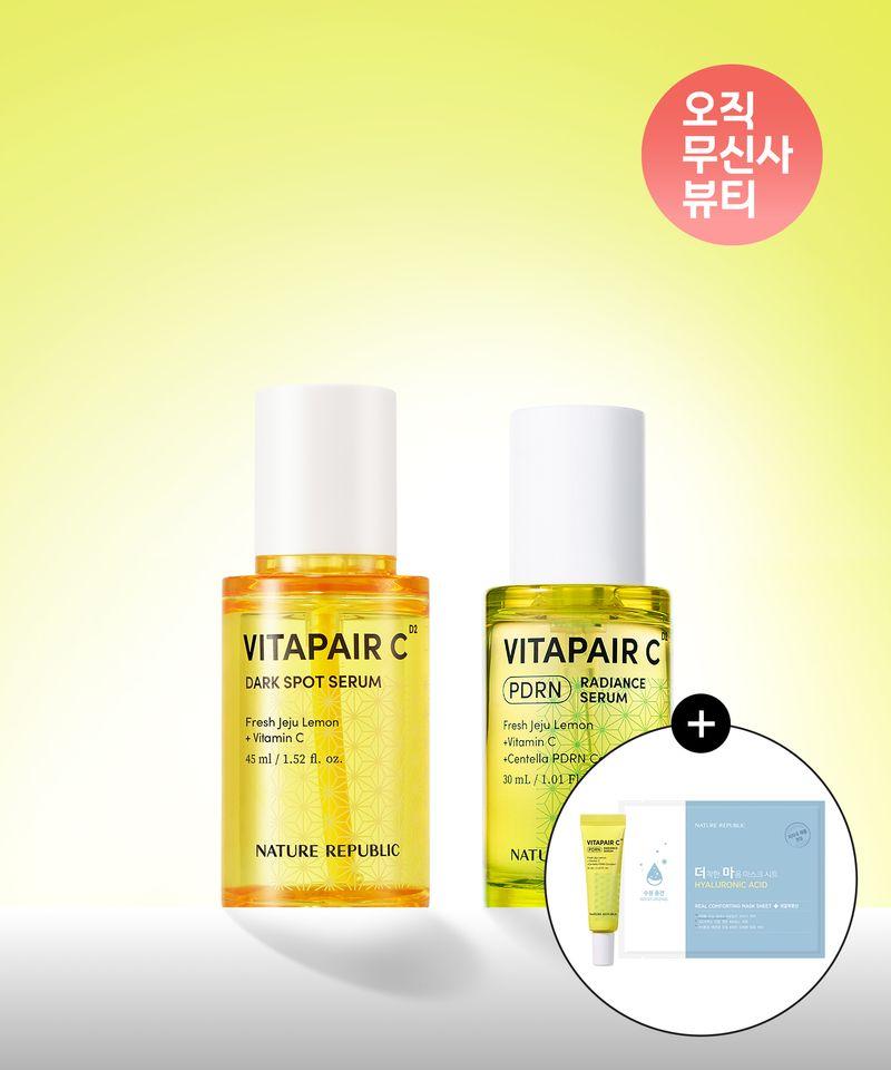 VitaPair C PDRN Radiance Serum + Blemish Serum [Gift] Radiance Serum 10ml + Mask Pack