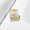Chinese Style Zodiac Horse Brooch Zinc Zinc Zinc Alloy Animal Brooch New Year Lapel Pins  Spring Festival