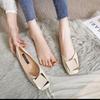Flat-bottomed French small fragrant single shoes women's shoes 2025 new spring and autumn soft-soled comfortable Doudou shoes gentle evening shoes