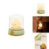 Cute Bedside Flame Shape Night Lamp With Soft Glow Rechargeable Battery For Kids Sleep Aid