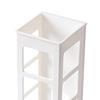 Wall Mounted Curling Iron Holder Plastic Space Saving Hair Dryer Tools Organizer Rack for Bathroom