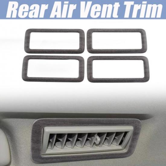 For Toyota Prado LC250 2024-25 Wood Grain Rear Upper Air Outlet Vent Cover Trim
