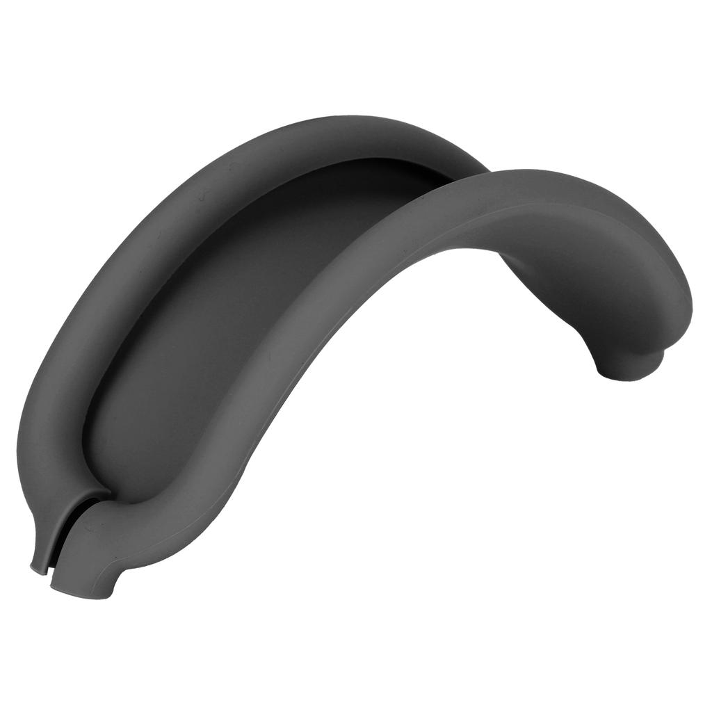Headband Cover Washable Soft Comfort Silicone Headphone Protector for IOS Earbuds MaxBlack