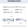 Fashion Reading Glasses for Women Trendy Printed Anti Blue Light Correction Presbyopic  Glasses Men