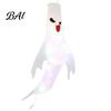 Festival Party Supplies 47 Inch Halloween Hanging Ghost Windsock with LED Lights, Luminous Flying Ghosts Knitted Fabric Flag Wind Socks for