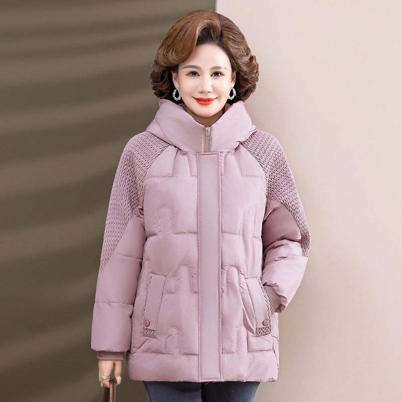 Winter Women's Jacket Fashion Loose Hooded plush cotton-padded Coats Thicken Parkas Vintage Winter Clothes Women