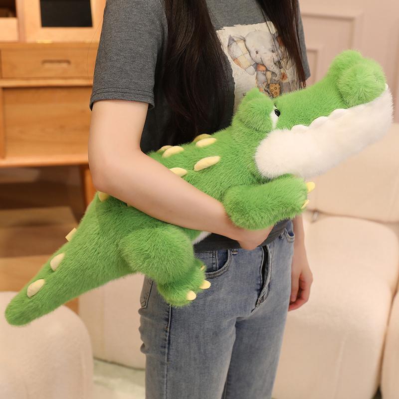 Soft Stuffed Animal Crocodile Doll Plush Toy Decorated Plush Toy Pillow Cartoon Crocodile Birthday Gift For Children