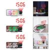 Projection Alarm Clock Desk Clock With Large Color LED Display Rotatable Ceiling/Wall-Projector For Bedroom Office Bathroom
