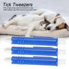 3Pcs Pet Lice Remover Flea Clip Tick Tweezers Mites Picker Tool for Dogs Cats General
