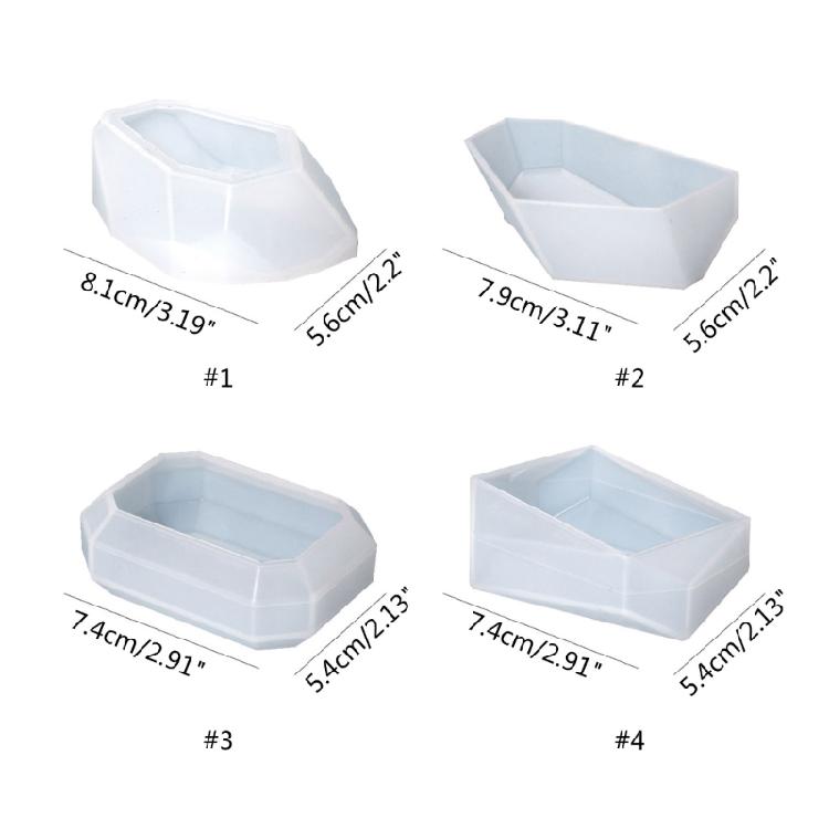 Facettenreicher Edelstein Kristall Harzform Silikon Kerzenherstellung Form Seifenform