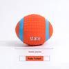 Durable Latex Squeaky Rugby Toy for Small Dogs: Teething, Bite-Resistant, Boredom Relief & Teddy Training
