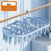 Foldable Multi-Clip Drying Rack for Clothes, Socks, and Underwear
