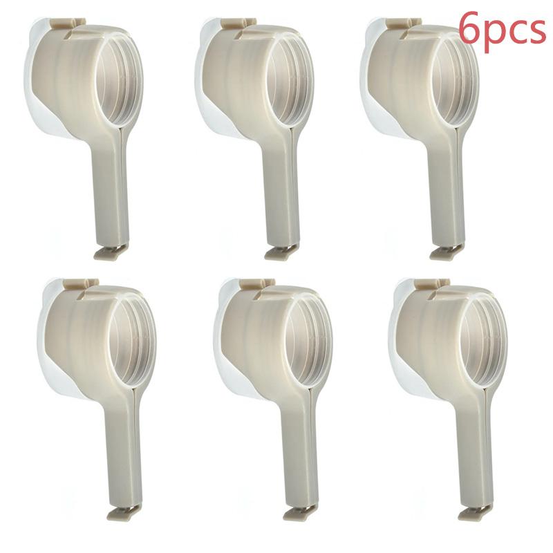 Food Preserving Bag Closure Clip Oat Dispense Spout Snack Bag Clip Moisture Seal Clip Fresh Keeping Sealer Clamp Kitchen Gadget