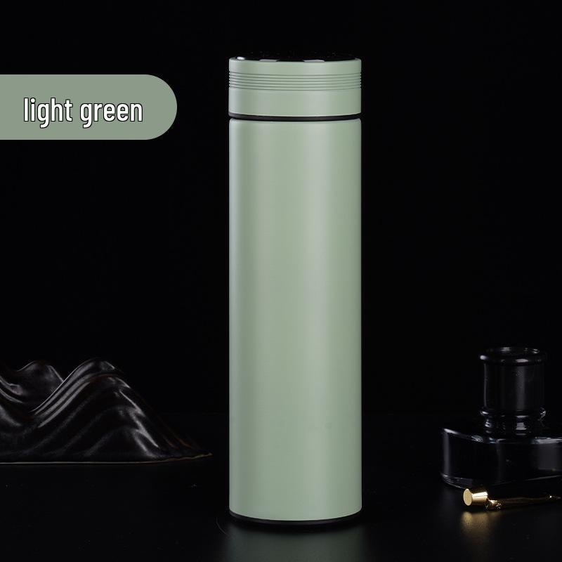 304 Stainless Steel Smart Temperature Display Insulated Water Cup with LED - Customizable Gift