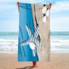 Starfish Shell Beach Towel Delicate Microfiber Kids Adults Bath Towel Outdoor Seaside Soft Blanket Living Room Home Decor Swim