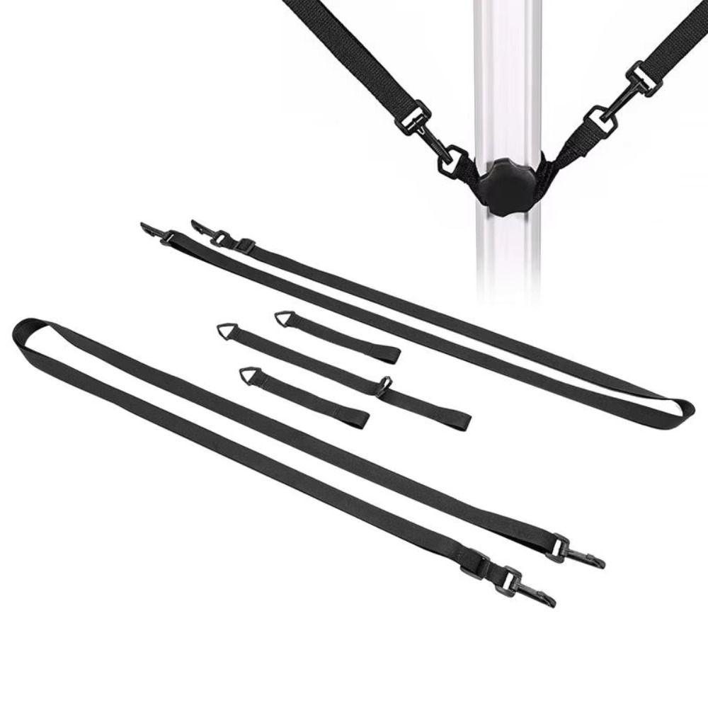 Weatherproof Umbrella Windproof Band Adjustable Hooks Wind Protection Strap Fixed Band Beach