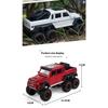 1/22 Boxed Large Benz G63 6X6 Car Model, Metal Die-cast Off-road Vehicle Collection Ornaments Sound and Light Children's Toy Car Gift