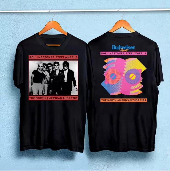 

1989 Rolling Stones Steel Wheels Tour Shirt L