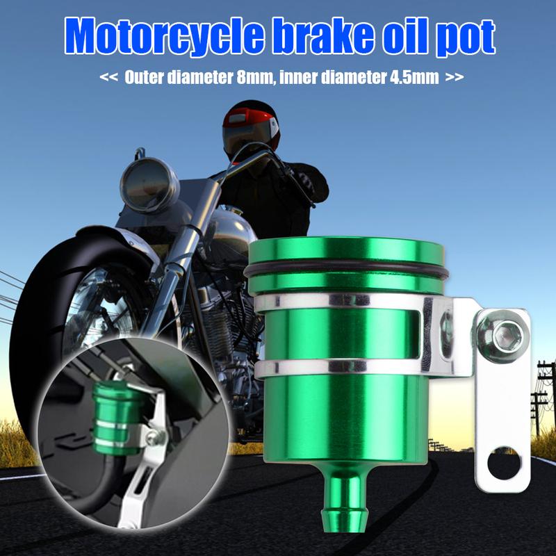 Aluminum Alloy Clutch Tank Oil Fluid Cup Motorcycle Clutch Tank Cylinder Brake Fluid Reservoir Universal Motorbike Accessories
