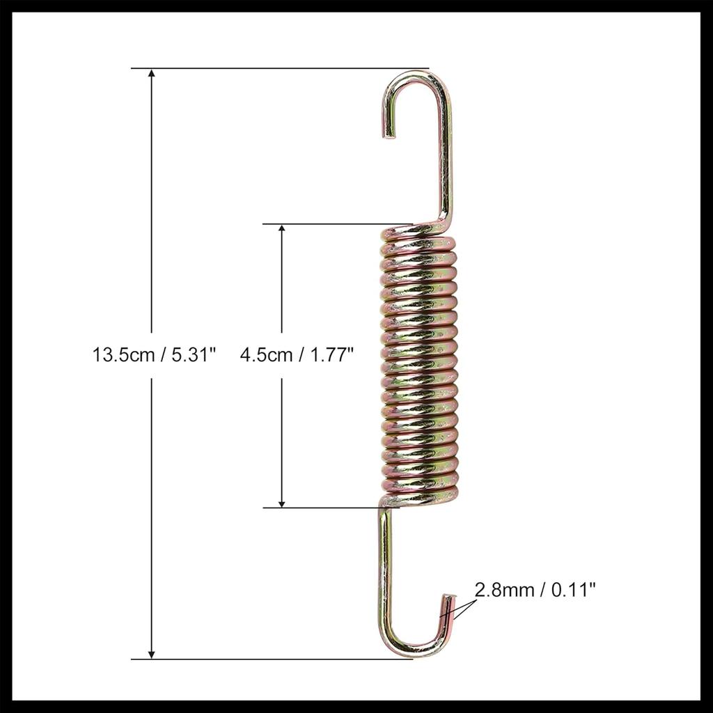 13.5cm Length Motorcycle Main Bracket Kickstand Return Spring for BM150 Durable Material