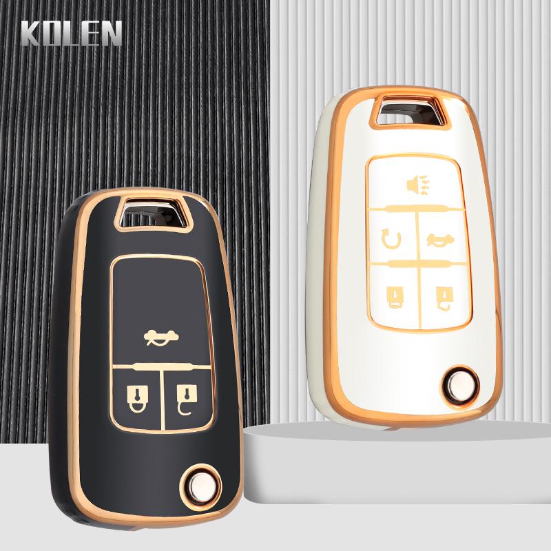 New Tpu Car Flip Key Case Cover Shell For Chevrolet Cruze Aveo Trax Sail Malibu For Opel Vauxhall Astra Corsa Meriva Insignia
