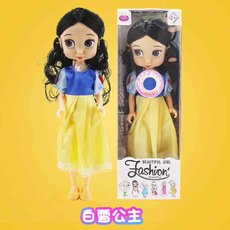 6Pcs Cartoon Princess Doll Set, Fashion Dress Up Play House Toy, Cute Character Model, Birthday Christmas Gift for Girls