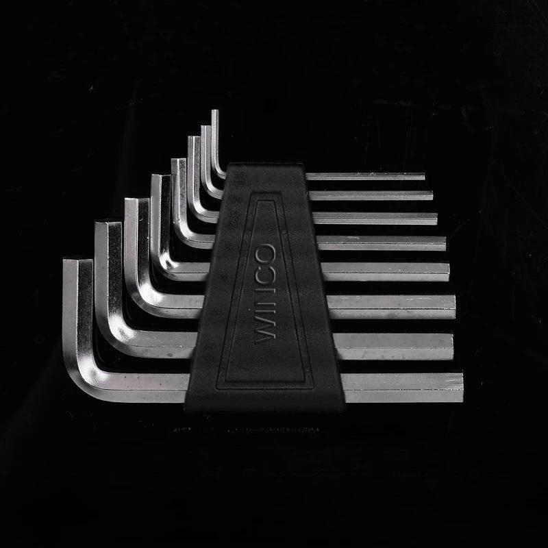 8PCS Metric Allen Wrench Set L-Shaped Short Arm Allen Keys Pocket-Sized & Easy To Carry Ideal for Home and Auto Repairs