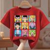 Personalized Anime Dragon Ball Cartoon Summer Childrens ShortSleeved Pure Cotton RoundNeck Loose TShirt