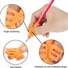 4pcs Silicone Pen Grip Set, Ergonomic Design for Handwriting Correction & Posture Training, Suitable for Beginners