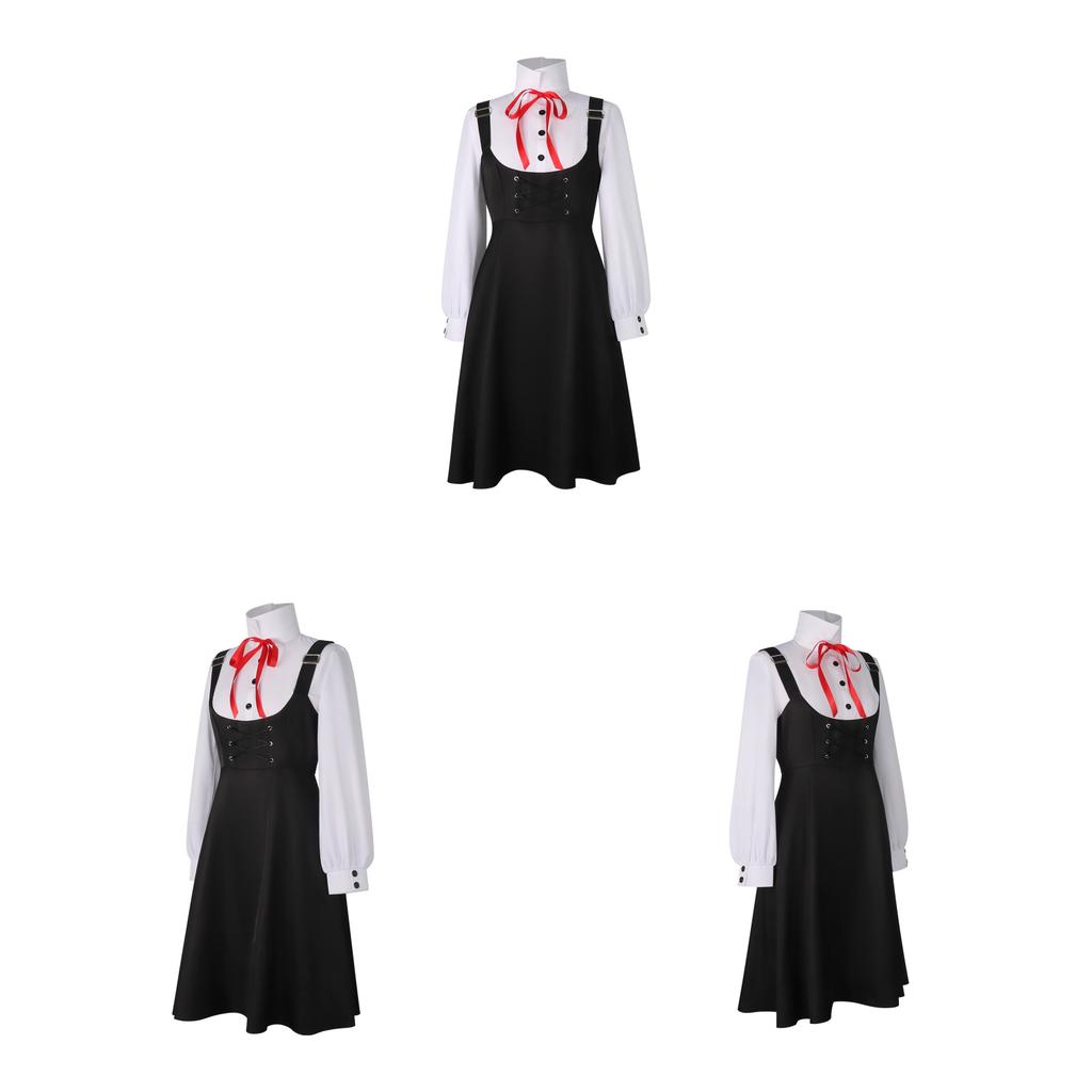 Supernatural Action Team Mia Cosplay Dress With Polyester Fabric For Anime Game Role Play
