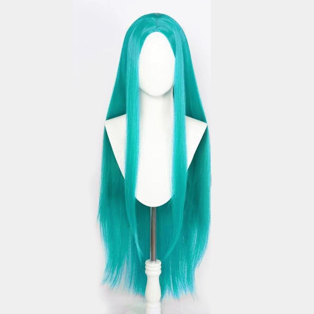 Parrucca Capelli Lisci Ultra Lunghi da 40 Pollici Versatile Anime Parrucca Liscia Cosplay Festa