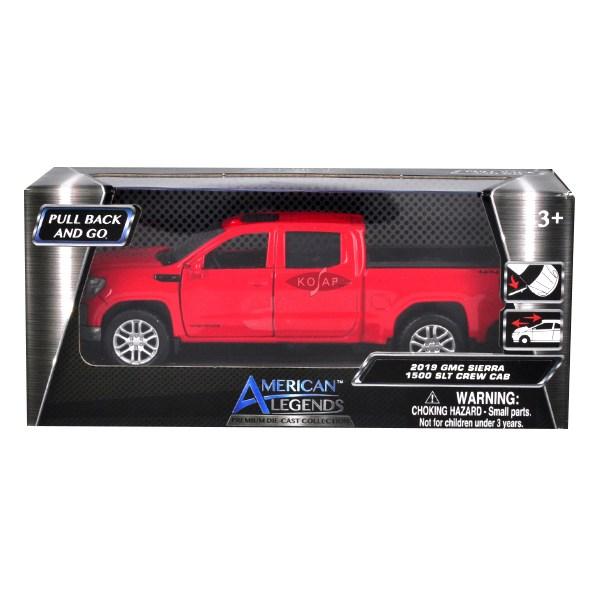 

Motormax 2019 GMC Sierra 1500 SLT Crew Cab Diecast Fullback Minicar 73681 13,5 x 5,5 x 4,5 см, разные цвета, популярные корейские игрушки, популярные корейские игрушки