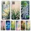 Soft Cover for Samsung Galaxy A17 A25 A23 A22 A52S A52 A55 A72 A13 A07 5G Transparent Phone Case Lily Of The Valley Clear Floral