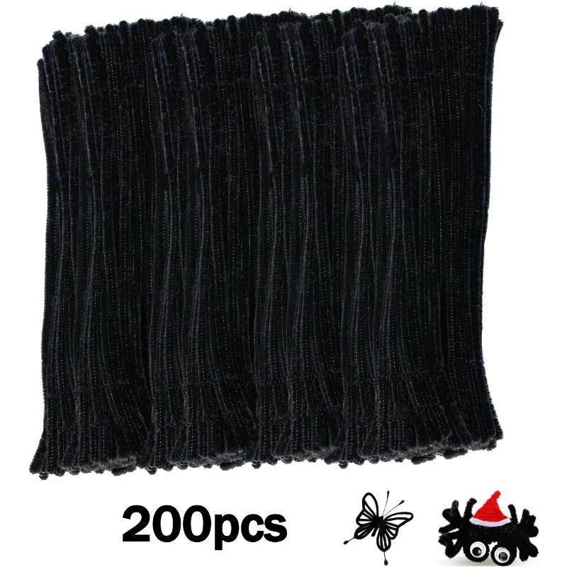200pcs Pipe Cleaners Craft Bulk,DIY Games Gifts,Arts Crafts,Art Supplies for Creative DIY Room Decor, Halloween Christmas Decor