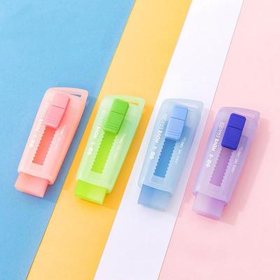 1 pz Jelly Color Move Eraser Meno Polvere Gomme in Gomma PVC per la Pulizia della Matita Corretta Forniture per Studenti Scolastici di Cancelleria