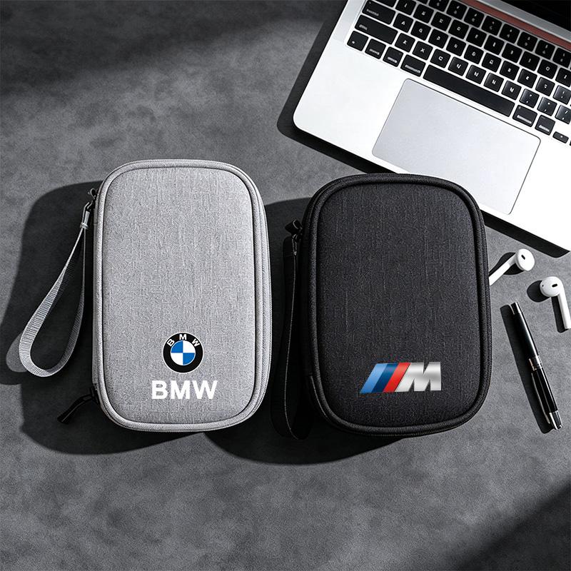 Car Key Organizer ID Card Earphone Storage Bag For BMW M3 M4 M5 G42 G30 G20 E39 E36 E87 E53 F44 F07 F34 G15 G16 G23 G22 F30 F20 Mkcr49
