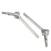2PCS RC Front Axle CVD Efficient Drivetrain Stainless Steel RC Car Front Drive Shaft for Traxxas 1/18 RC Cars