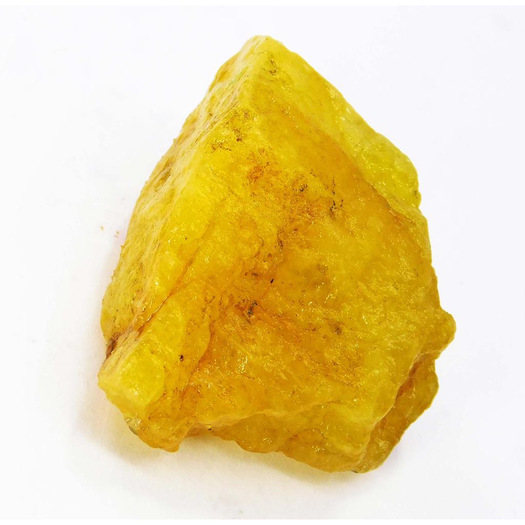 CERTIFIED 195 Ct Natural Yellow Sapphire Earth Mined Loose Gemstone Huge Rough
