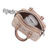 New COACH Coated Canvas Keychain Bag Accessory Trumpets Women's Sand CX068-SVPWH