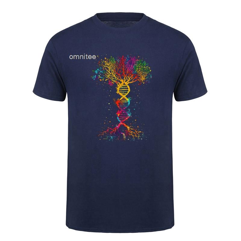 Funny Tree Of Life DNA Geek T Shirt Unisex Graphic Cotton Streetwear Short Sleeve Cotton Summer Style Tshirt Unisexs Clothing HJ022