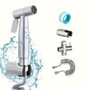 Dual Angle Valve Bidet Kit: High-Pressure Booster Spray Gun for Bathrooms
