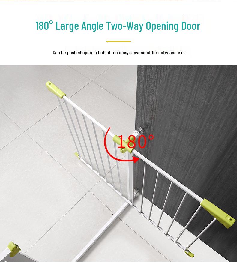 Child & Pet Safety Gate: No-Drill Stair & Door Guard Fence