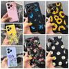 For Realme C53 C51 Cases Shockproof Soft Luxury Silicone TPU Bumper Case For RealmeC51 C 51 C 53 Flower Painting Girly Capa Etui