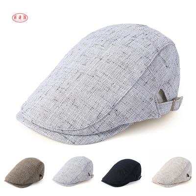 Hat Men Retro Style Forward Hat Painted Hat Peaked Cap Newsboy Hat Beret