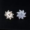Luxury Zircon-Inlaid Pinwheel Brooch & Anti-Exposure Lapel Pin for Men and Women